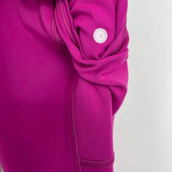 Lululemon Invigorate High Rise Tight 25" Ripened Raspberry Size 4 Everlux - Picture 5 of 8
